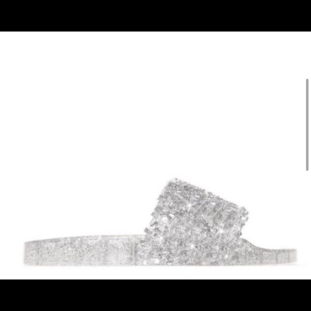 Embellished Slides - Silver - Picture 4 of 6